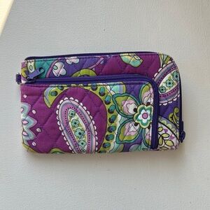 Vera Bradley Purple Floral Quilted Women's wallet
